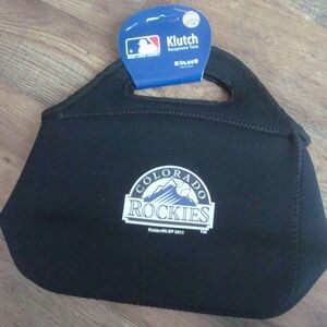 COLORADO ROCKIES 8X10 BAG PURSE VINTAGE ZIPPER L4